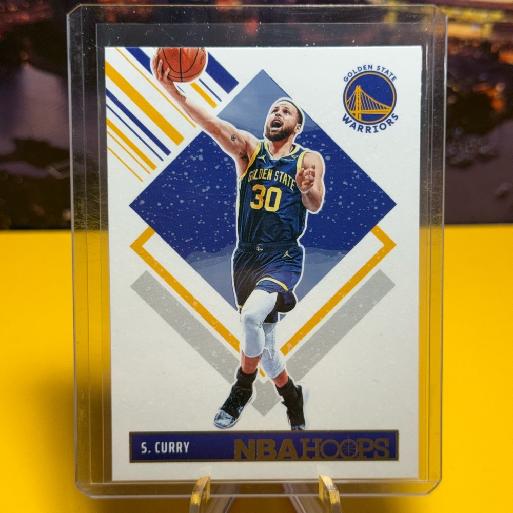 Basketball NBA cards Stephen Curry Golden State Warriors Hoops Tribute